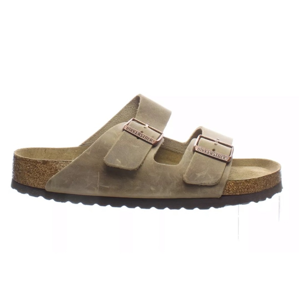 Brand new Birkenstocks tobacco colored.